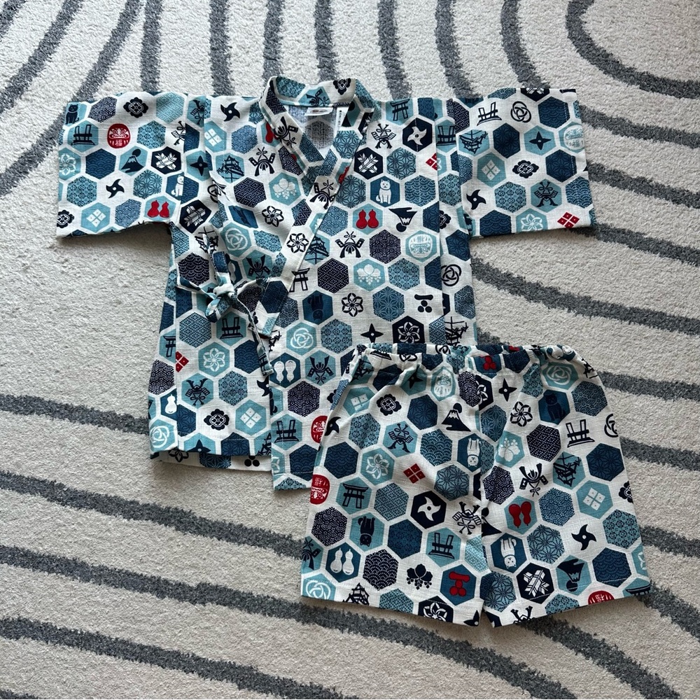 Toddler Kimono Sushi Chef Outfit Costume 2T